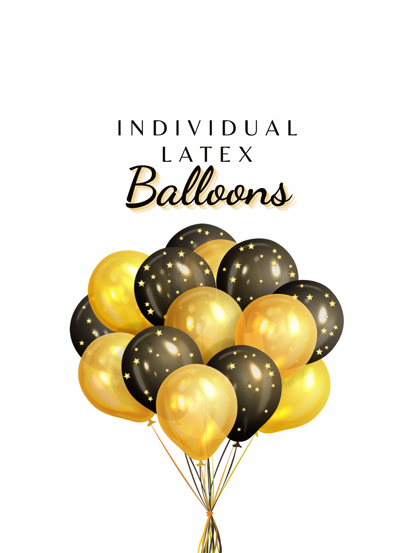 Individual Latex Balloon Selection