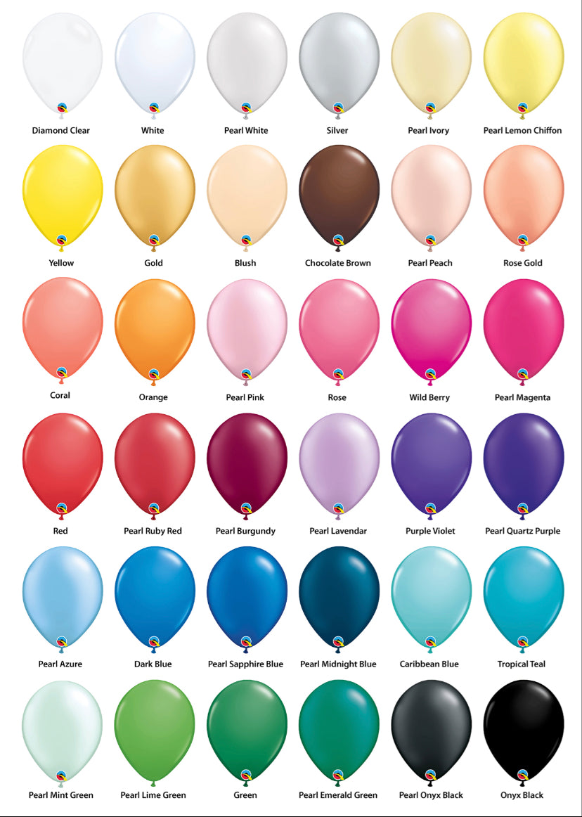 Individual Latex Balloon Selection
